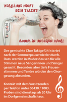 Raus aus der Dusche, rein in den Probesaal – vergeude nicht dein Talent!