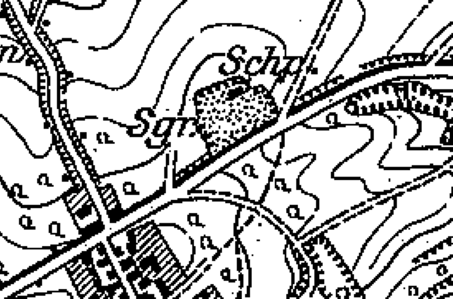 Lahmekaut Mudershausen; Landkarte von 1907 Lahmekaut Mudershausen; Landkarte von 1907